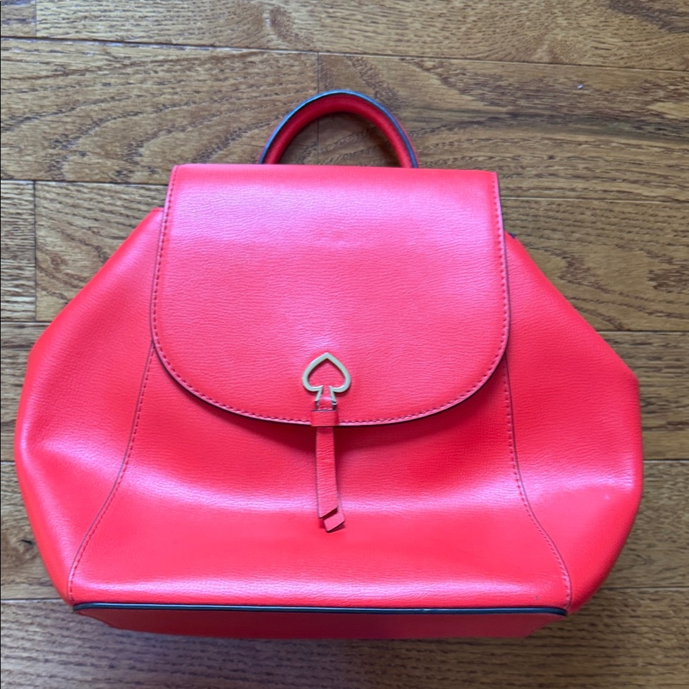 Kate Spade Adel red backpack